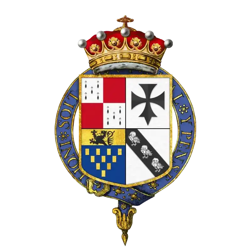 Coat of arms Philip Dormer Stanhope 4th Earl of Chesterfield KG PC